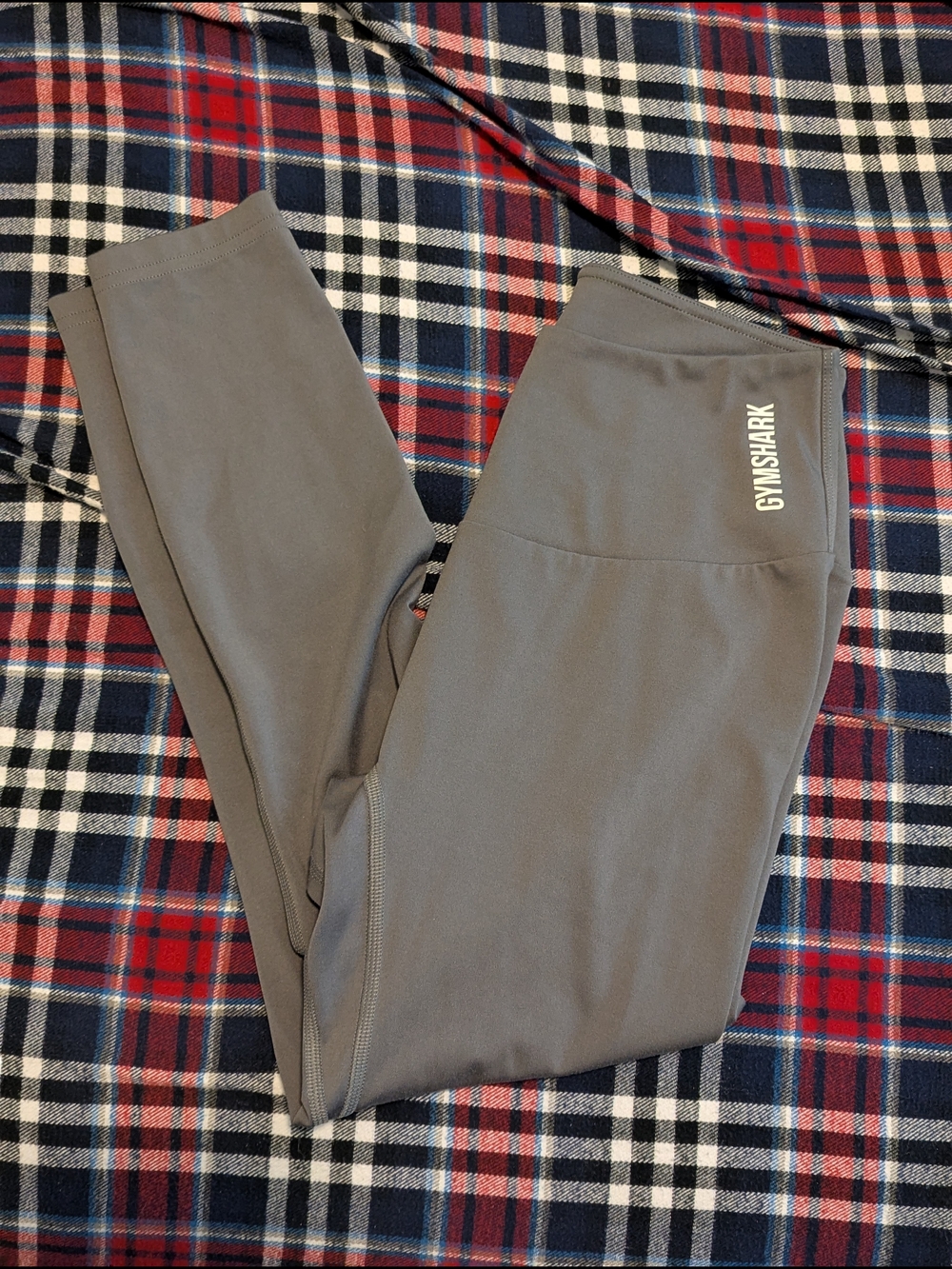 Gymshark Women's Small Gray High-Waist Leggings Capri